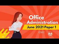 Video thumbnail for CSEC Office Administration June 2021 Paper 1 (OA)