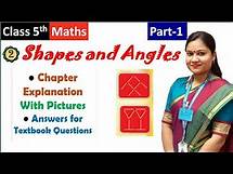 Video thumbnail for SHAPES AND ANGLES Class 5 MATH Chapter 2 (Pt 1) Full Explanation + Solutions | NCERT CBSE Math-Magic