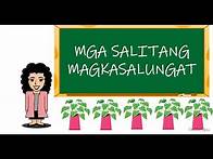 Video thumbnail for MGA SALITANG MAGKASALUNGAT