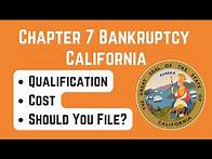 Video thumbnail for Chapter 7 Bankruptcy California: Cost and Qualification in 2025
