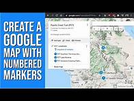 Video thumbnail for Create a Custom Google Map with Numbered Markers
