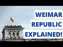 Video thumbnail for WEIMAR GERMANY: IN-DEPTH WEIMAR REPUBLIC REVISION | GCSE HISTORY NARRATED BY BARBARA NJAU