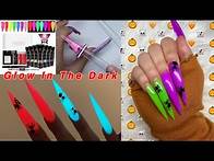Video thumbnail for EXTRA LONG STILETTO HALLOWEEN NAILS🕷🕸 NEW SAVILAND POLYGEL KIT! Polygel Nail Tutorial