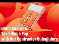 Video thumbnail for Calculate Your Take Home Pay with Our Contractor Calculators