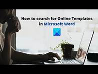 Video thumbnail for How to search for Online Templates in Microsoft Word