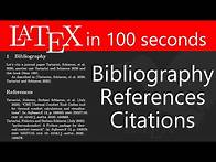 Video thumbnail for How to Add a Bibliography to Your LaTeX Document Using BibLaTeX