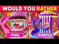 Video thumbnail for Would You Rather - PINK or PURPLE 🌸✨💜 Daily Quiz
