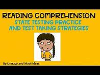Video thumbnail for Reading (English Language Arts ELA) State Test Practice and Test Taking Tips