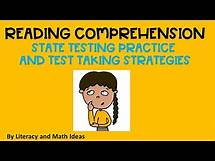 Video thumbnail for Reading (English Language Arts ELA) State Test Practice and Test Taking Tips
