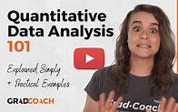 Video thumbnail for Quantitative Data Analysis Methods & Techniques 101 - Grad Coach