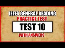 Video thumbnail for IELTS General Reading Practice Test 10 With Answers