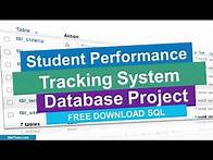 Video thumbnail for Student Performance Tracking Database Design