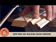 Video thumbnail for How Pros Cut Molding Inside Corners