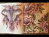 Video thumbnail for Adult Coloring - Flower's in the coloring book Magical Dawn