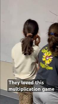 Video thumbnail for They loved this multiplication game! #mathgames
