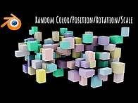 Video thumbnail for Randomize Color, Position, Rotation, Scale in Blender - 233
