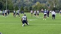 Video thumbnail for Recently injured Kenneth Walker re-joins Seahawks for start of practice for Lions