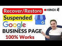 Video thumbnail for How to Fix a Suspended Google Business Profiles Account | Fix a Suspended Google My Business Account