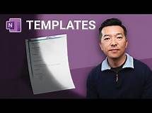 Video thumbnail for How to use OneNote Templates: Complete Guide