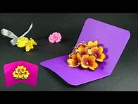 Video thumbnail for How to Make Pop Up Cards - Pop Up Flower Card DIY Tutorial