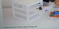 Video thumbnail for Watch Sterilite ClearView 3 Storage Drawer Organizer on Amazon Live