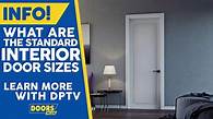 Video thumbnail for Standard Internal Doors Sizes (in Australia)