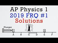 Video thumbnail for 2019 #1 Free Response Question - AP Physics 1 - Exam Solution