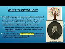 Video thumbnail for Ch. 1 Lecture - Introduction to Sociology