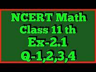 Video thumbnail for Chapter 2 Exercise 2.1 (Q1,Q2,Q3,Q4) Relations and Functions Class 11 Maths NCERT