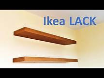 Video thumbnail for How to install Ikea Lack floating wall shelf
