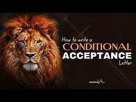 Video thumbnail for Conditional Acceptance Letters - Defending Your Rights Through High Word Magic
