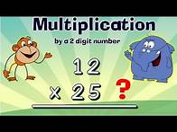 Video thumbnail for Multiplication by 2 Digit Numbers