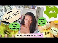 Video thumbnail for HSA, Roth IRA & 401(k) Updates for 2025: New Contribution Limits & Strategies!