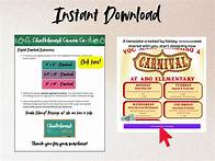 Video thumbnail for Editable Carnival, School Fair, Teacher Appreciation Week Template | Canva School Flyer | Printable Digital Download - Etsy