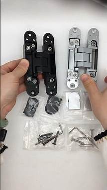 Video thumbnail for 3D Adjustable Heavy Duty Hidden Invisible Door Concealed Hinge