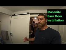 Video thumbnail for Masonite Barn Door Installation