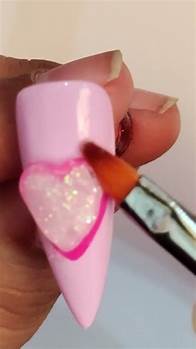 Video thumbnail for 💖 Cute & Classy Pink Heart Nails – The Ultimate Girly Vibe! 💅✨