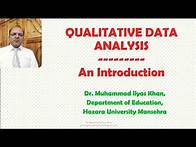 Video thumbnail for Qualitative Data Analysis: An Introduction