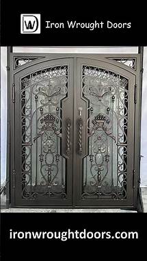 Video thumbnail for IWD High-End Iron Front Door - spectacular design & complicated handcraft