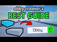 Video thumbnail for Watch THIS Before Building in Obby Creator...