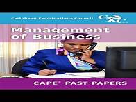 Video thumbnail for CAPE MOB UNIT 1 Past Paper May June 2017 Paper 1