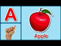 Video thumbnail for ABC Sign Language Flashcards with Simple Sentences for Kids
