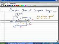 Video thumbnail for Math 9 - 1.3 - Surface Area of Composite Shapes