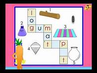 Video thumbnail for Kindergarten worksheets - writing simple words - complete the words activity