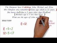Video thumbnail for 😊Solving word problems in Algebra (math test)😊