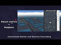 Video thumbnail for React-Native and Mapbox | Cutomized Marker and Reverse Geocoding