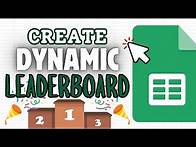 Video thumbnail for Create a Dynamic LeaderBoard with Google Sheets (Sort List Top and Bottom)