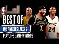 Video thumbnail for BEST Game-Winning Shots In Lakers #NBAPlayoffs HISTORY!