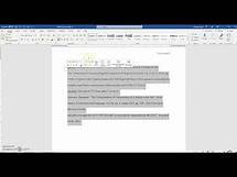 Video thumbnail for Formatting a Works Cited page in MLA style 2023