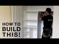 Video thumbnail for Closet Organizer Build | How to Organize a Small Closet Efficiently with Carpentry Skills